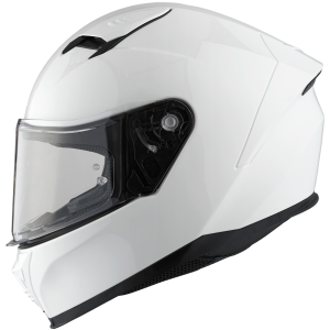 AMOQ Helmet FI100 Solid white JNR YS, nordicamoto.ro