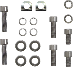 Driver Floorboard Highway Peg Mounts Silver, 1, nordicamoto.ro