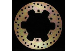 Round D-series Fixed Offroad Brake Rotor Gold, Zinc, 1, nordicamoto.ro