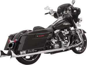 Fishtail Slip-on Mufflers Chrome, 2, nordicamoto.ro