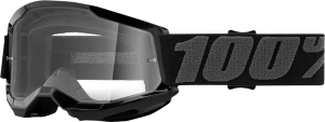 100% Youth Strata 2 Goggles Black  ONE SIZE, 1, nordicamoto.ro