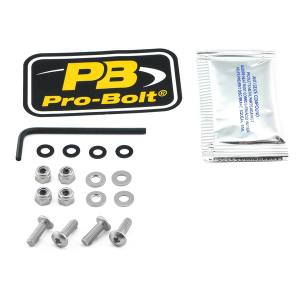 Screen Bolt Aluminium Silver