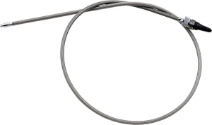 Armor Coat Braided Stainless Steel Speedometer Cable For Harley-davidson Silver