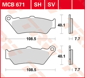 All Round Ceramic Brake Pads