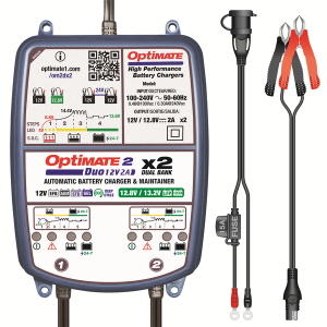 Optimate 2 Duo X 2 Bank Blue, 3, nordicamoto.ro