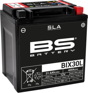 Sla Factory- Activated Agm Maintenance-free Battery Black