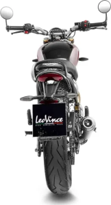 Tobă de eșapament LeoVince GP One Slip-On pentru Triumph Scrambler 400 X, 5, nordicamoto.ro