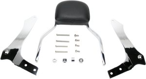 Square Sissy Bar Kit Chrome