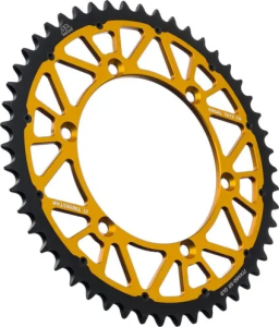 JT SPROCKETS Twinstar Steel-aluminum Hybrid Sprocket Black, Gold 