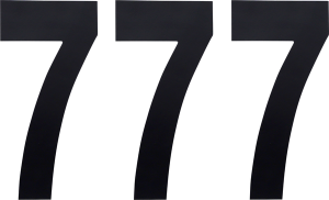 Standard Numbers Black