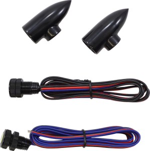 Lightning Bullets Run/turn Led Lights Black, Gloss, 2, nordicamoto.ro
