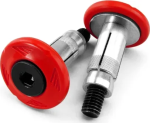Grip Armor With Bar End Red, nordicamoto.ro