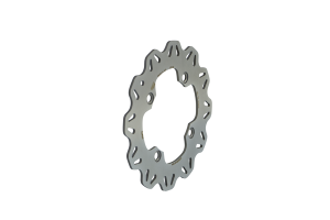Vee-series Scooter Brake Rotor Silver, Stainless Steel