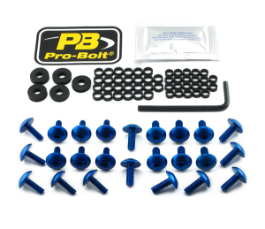 Fairing Bolt Kit For Kawasaki Blue