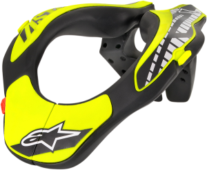 Protecție Gât Copii Alpinestar Black Yellow Fluo