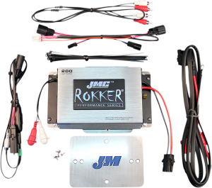Jmc Rokker® 200 W 2-channel Amplifier Kit Black, Silver