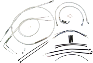 Sterling Chromite Ii® Designer Handlebar Installation Kit Silver, 3, nordicamoto.ro