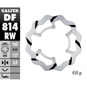 Disc frana fata Beta 250-498 RR Galfer Grooved