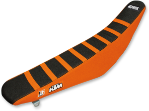 Zebra Seat Cover Black, Orange