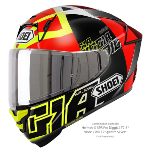 Casca Integrala SHOEI X-SPR PRO DIGGIA2 TC-3 Negru/Rosu/Galben XS, 4, nordicamoto.ro