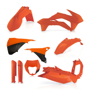 Kit Plastice Acerbis KTM EXC/EXCF 14-15 Portocaliu Fara Placa Far