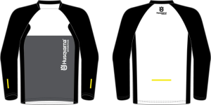 Tricou Husqvarna Authentic Black/Grey