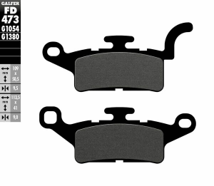 Semi-metallic Brake Pads, 1, nordicamoto.ro