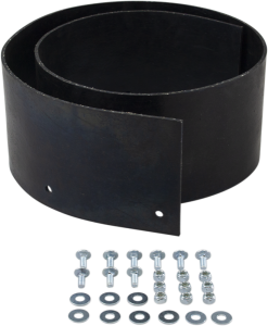 Rubber Plow Flap Black, 3, nordicamoto.ro