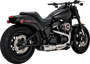 2-into-1 Hi-output Short Exhaust System Brushed, 2, nordicamoto.ro