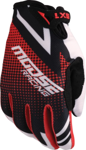 Youth Sx1 Gloves White, Red, Black 