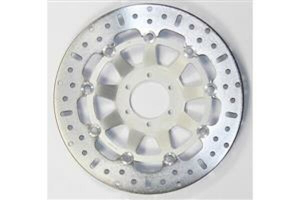 Floating Brake Rotor Silver, Stainless Steel