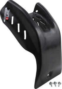 MOOSE RACING Carbon Fiber Skid Plate Black 