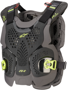 A-1 Plus Chest Protector Black, Hi-vis, Yellow  M/L, 1, nordicamoto.ro