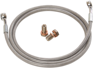Extended Length Brake Line Silver