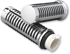 Chrome O-ring Design Grips Black