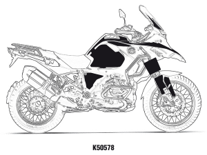 Decal Kit Blue, 3, nordicamoto.ro