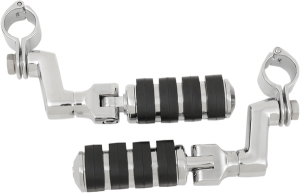 Offset Highway Pegs Black