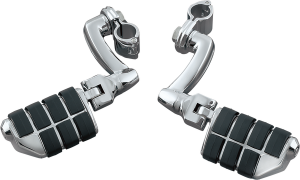 Longhorn Offset Dually Highway Pegs Silver
