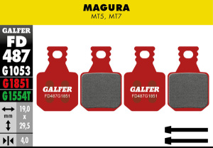 G1851 Advanced Brake Pads