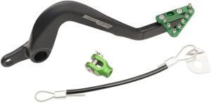 MOOSE RACING Brake Pedal Black, Green 