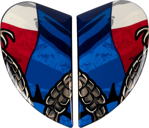 Placi laterale casca Icon Airframe Pro Multicolor, nordicamoto.ro