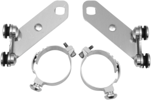 Custom Lower Deflector Mount Kit Silver, 1, nordicamoto.ro