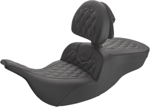 Roadsofa Lattice Stitched Seat Black