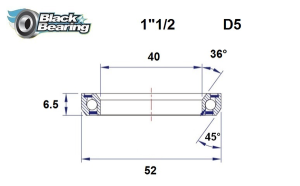 Headset Bearing, 2, nordicamoto.ro