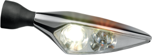 Micro Rhombus Pl Indicator + Position Lights Chrome, 1, nordicamoto.ro