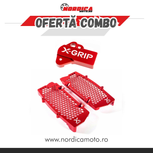 Pachet Protectie senzor TPS KTM/Husqvarna 250/300 X-Grip + Protectii radiator KTM/Husqvarna  X-GRIP 20-23 Portocaliu, 3, nordicamoto.ro