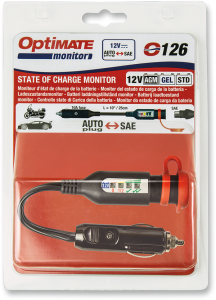 In-line Battery Status / Charge System Monitor Black, 2, nordicamoto.ro
