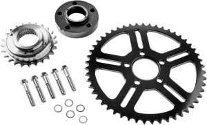 Sprocket Conv Kit M8 Sftl Anodized, Black