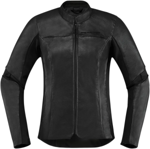 Geaca Piele Dama Icon Overlord™ Black