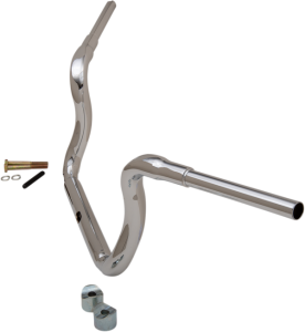 1-1/2(r) Grande Traditional Ape Hanger Handlebar Silver